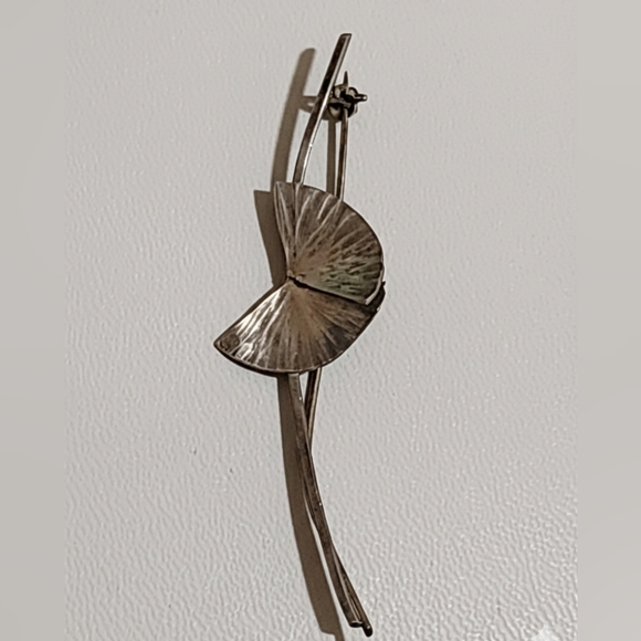 Vintage 1970s Maria Louise King Sterling Silver Brooch